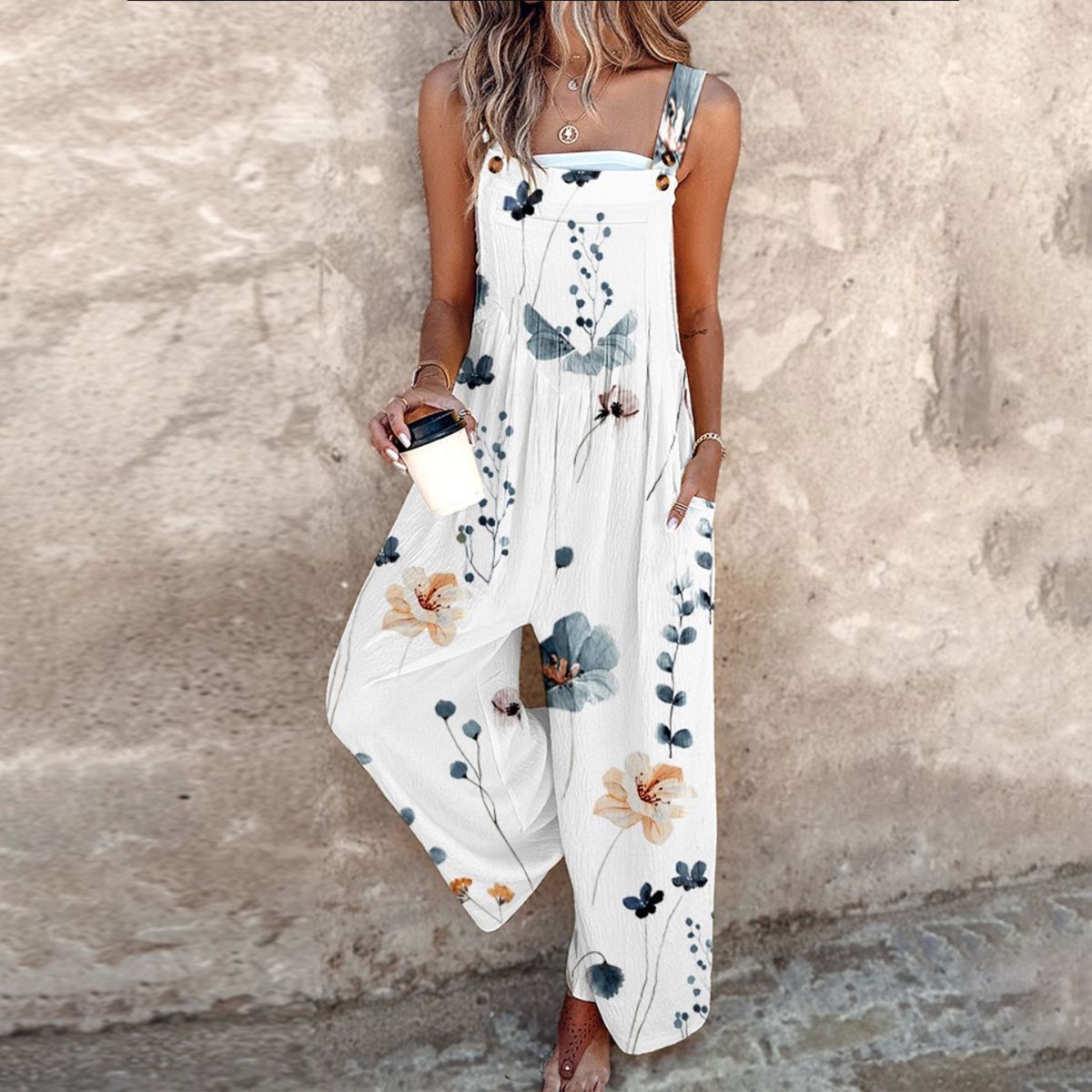 Cato™ | Let sommerdragt med naturinspireret print