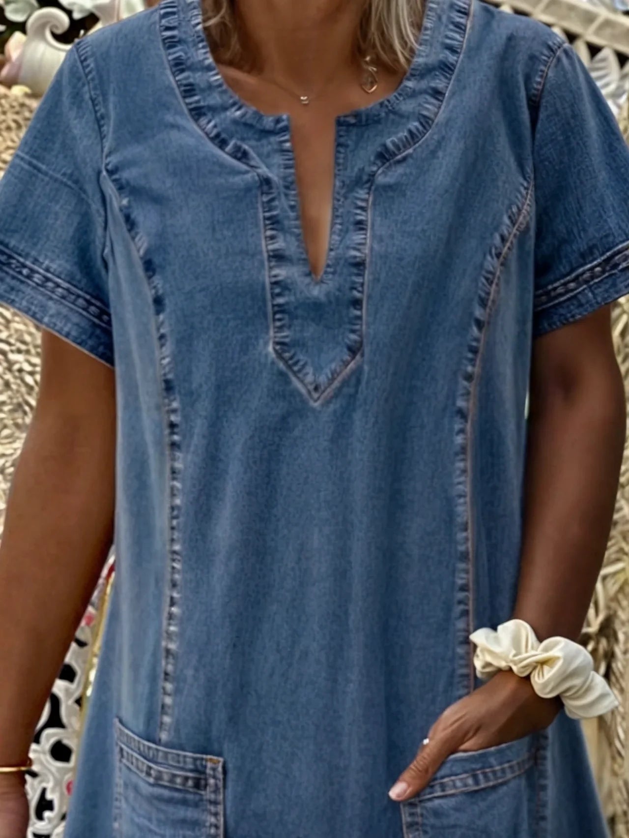 Jaimy™ | Denim Kjole