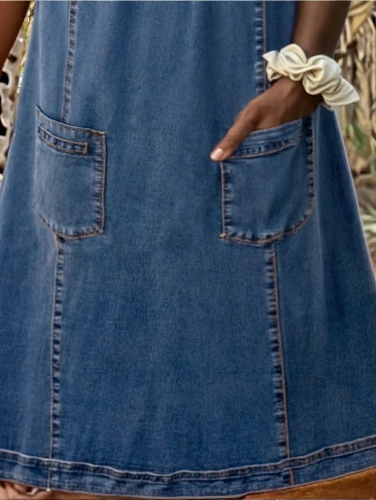 Jaimy™ | Denim Kjole