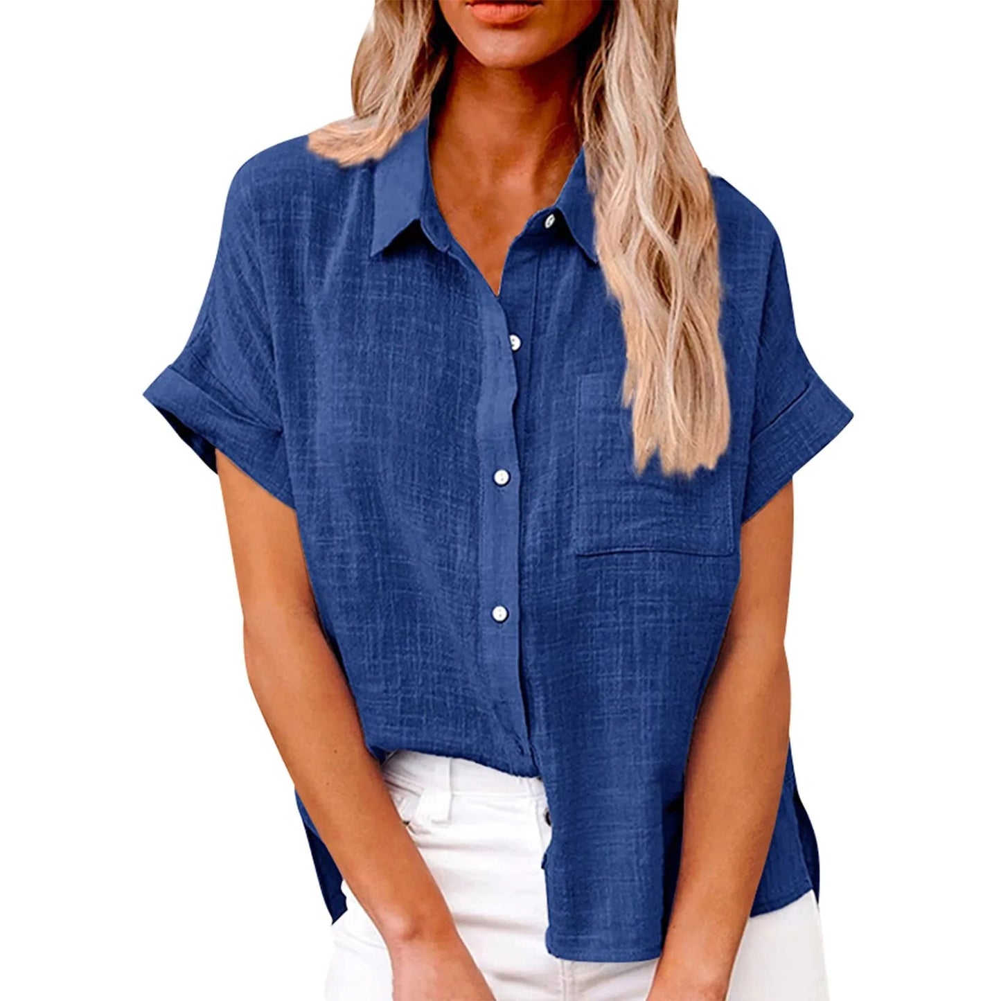 Clara™ | Stilren og Afslappet Bluse