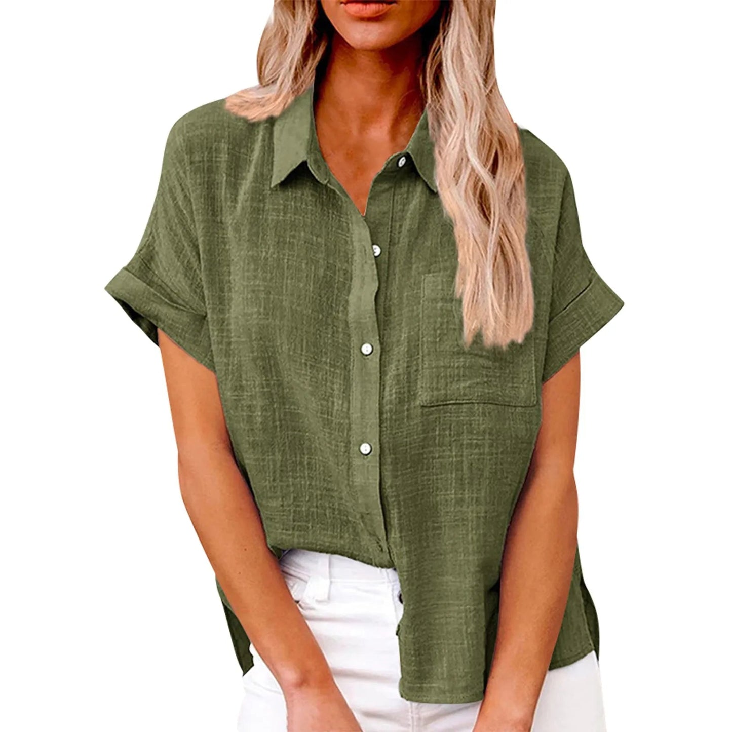Clara™ | Stilren og Afslappet Bluse