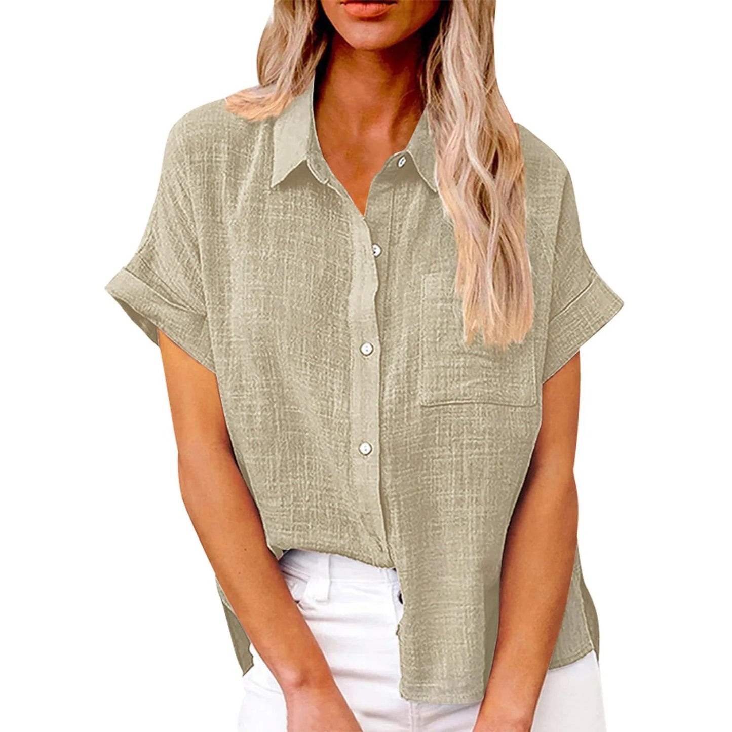 Clara™ | Stilren og Afslappet Bluse