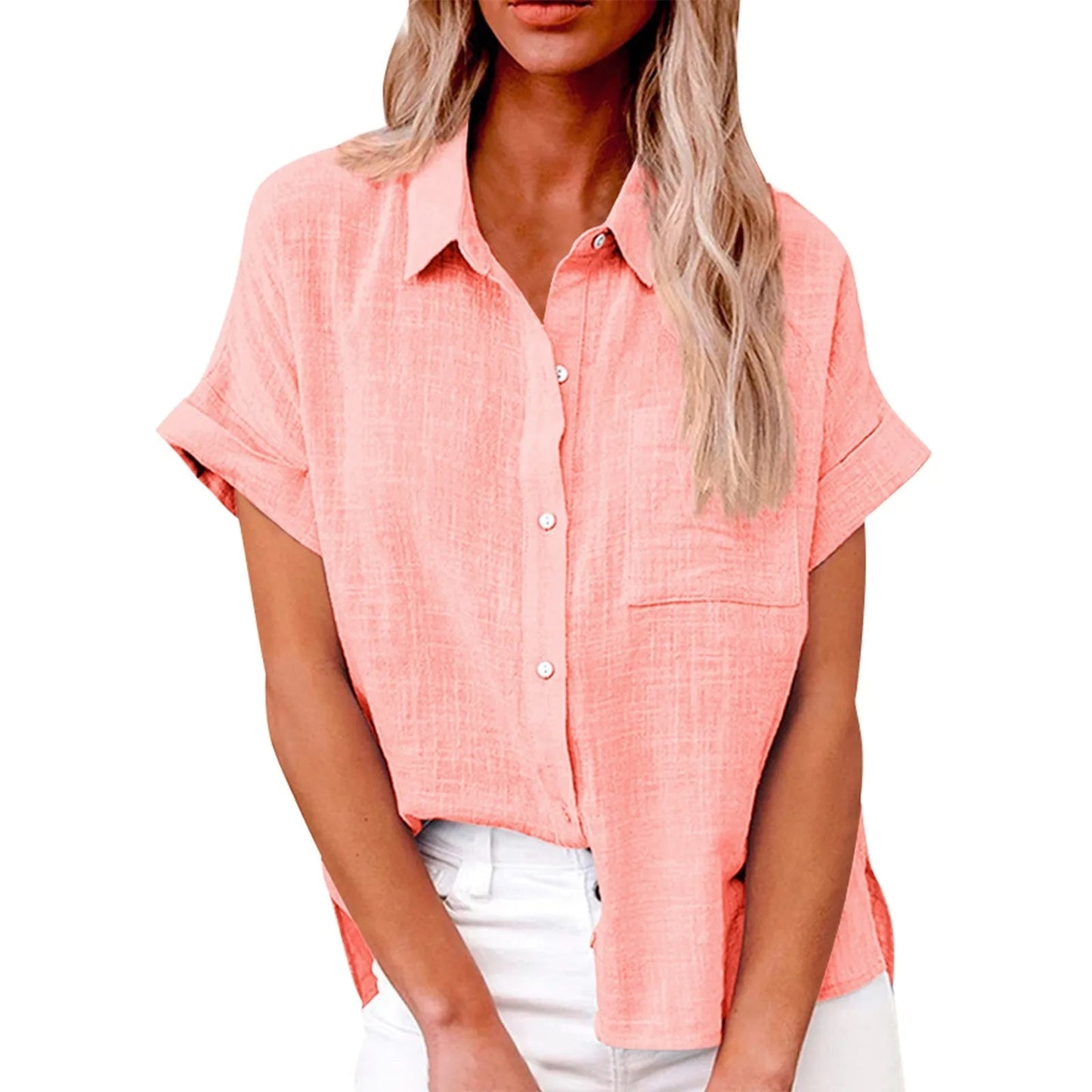 Clara™ | Stilren og Afslappet Bluse