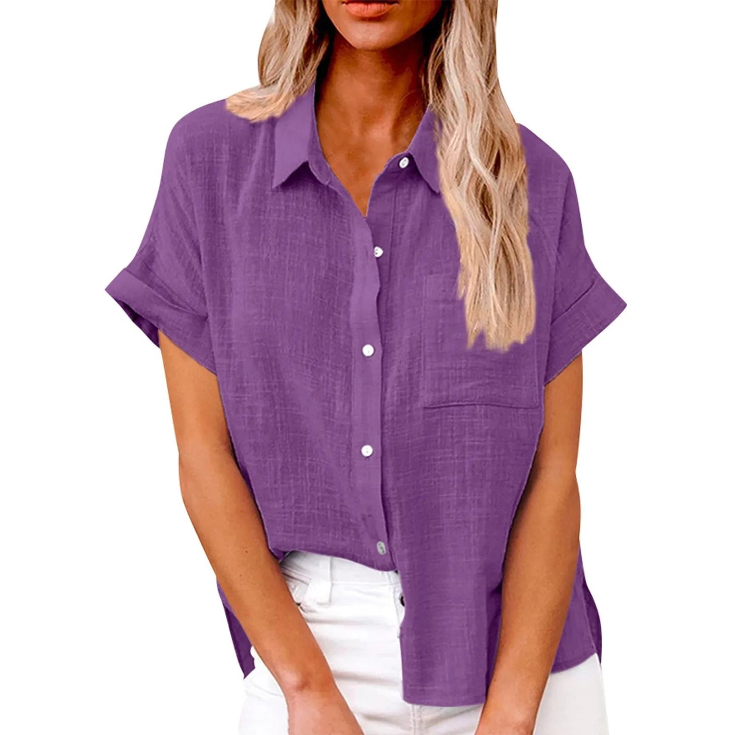 Clara™ | Stilren og Afslappet Bluse