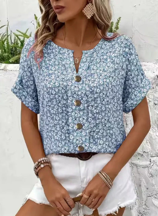 Faja™ | Stilsikker Blomstret Bluse