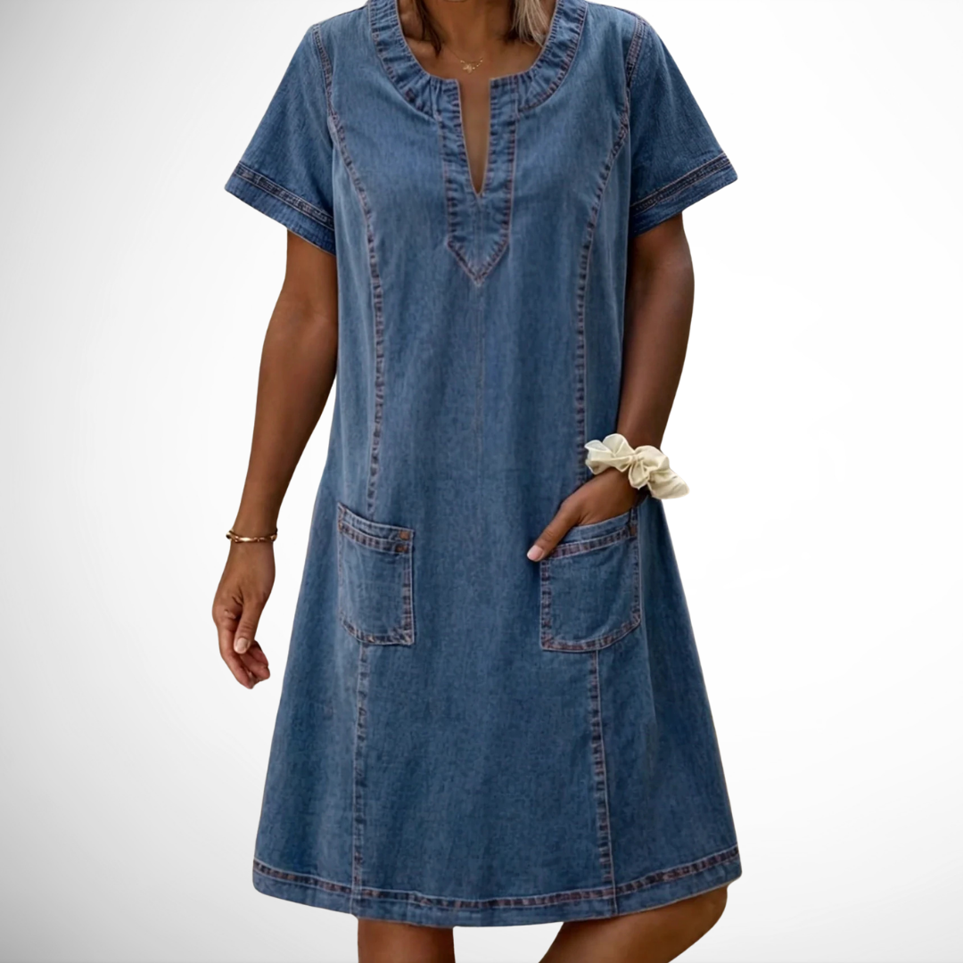 Jaimy™ | Denim Kjole