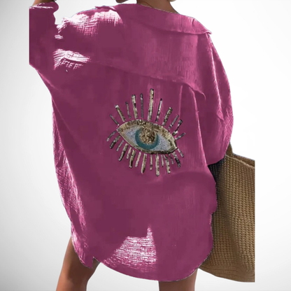 Liv™ strandblusen | Elegant og mystisk