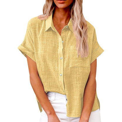 Clara™ | Stilren og Afslappet Bluse