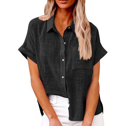 Clara™ | Stilren og Afslappet Bluse
