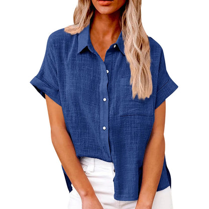 Clara™ | Stilren og Afslappet Bluse