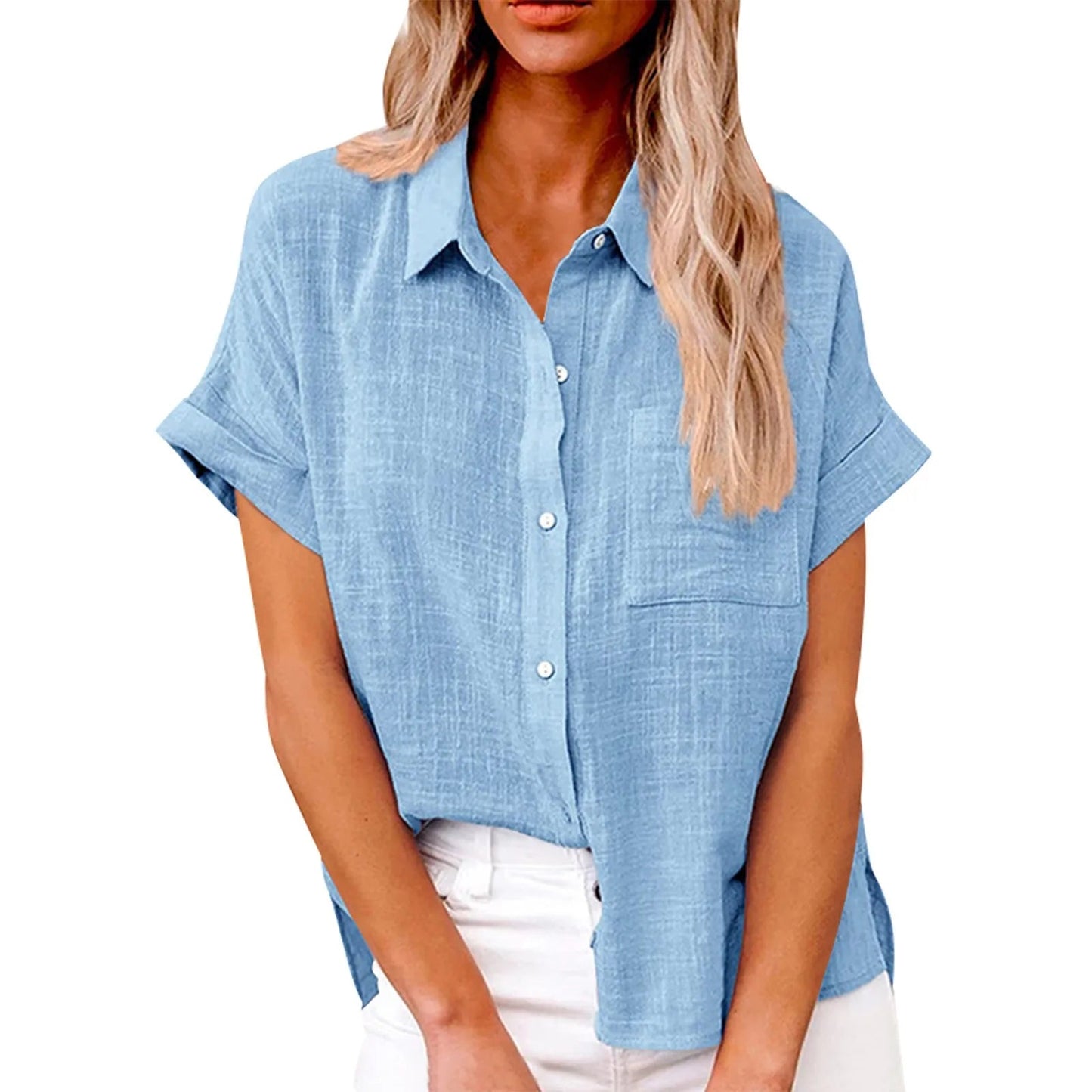 Clara™ | Stilren og Afslappet Bluse