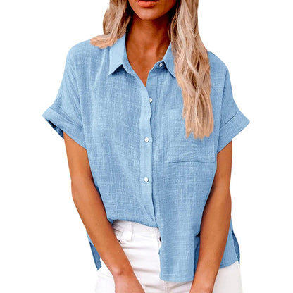 Clara™ | Stilren og Afslappet Bluse