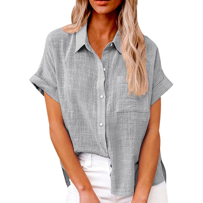 Clara™ | Stilren og Afslappet Bluse