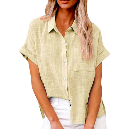 Clara™ | Stilren og Afslappet Bluse