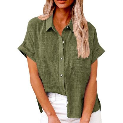 Clara™ | Stilren og Afslappet Bluse