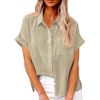 Clara™ | Stilren og Afslappet Bluse