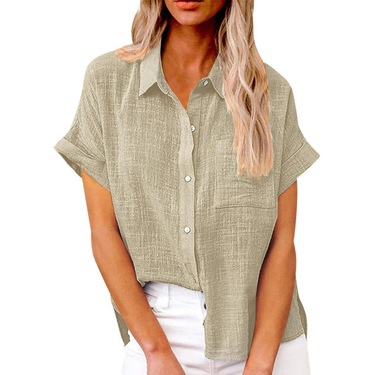 Clara™ | Stilren og Afslappet Bluse