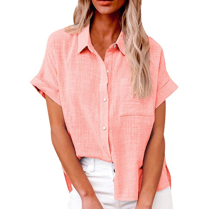 Clara™ | Stilren og Afslappet Bluse