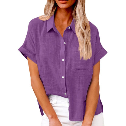 Clara™ | Stilren og Afslappet Bluse