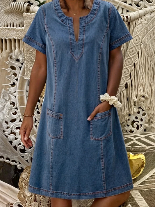 Jaimy™ | Denim Kjole