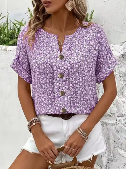 Faja™ | Stilsikker Blomstret Bluse